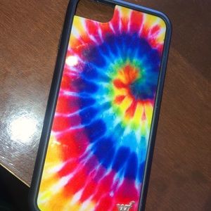 tie dye wildflower case
